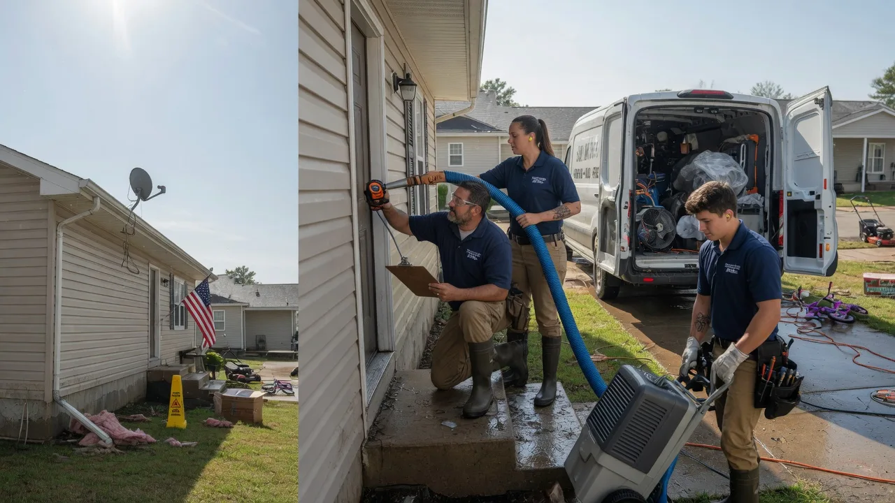 Ceiling Water Damage Restoration in Elliston, MT near me